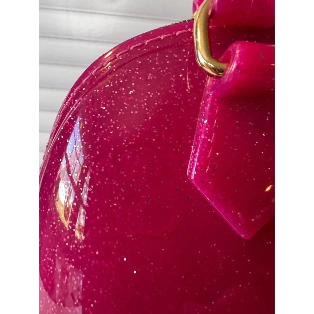 Sparkle Cate Jelly‎ Purse Pink Glitter Mini Handbag Carrying Kind
